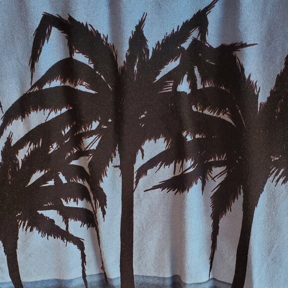 Pineapple Connection Hawaiian Shirt Palm Tree Sunset Rayon L - Picture 2 of 5